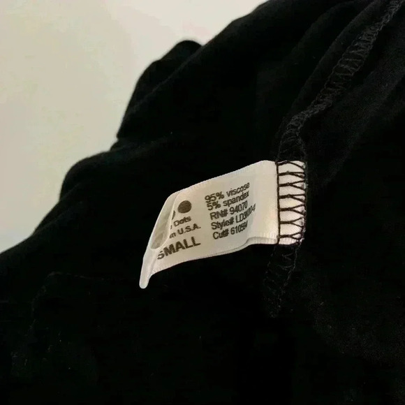 Three dots black a-line mid-length skirt - Picture 6 of 6